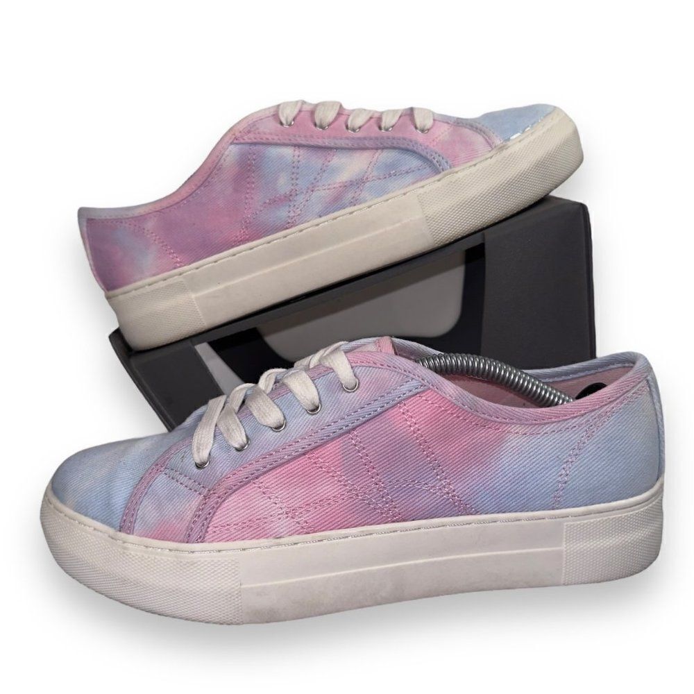 Madden Girl Marisa Tie Dye Lace-up Casual Sneakers Multicolor‎ Women's 8M